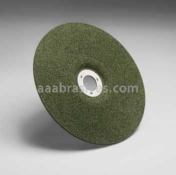 3M&trade; 7000118489 Green Corps&trade; 7 x 1/8 x 7/8 T27 Cutting/Grinding Wheel