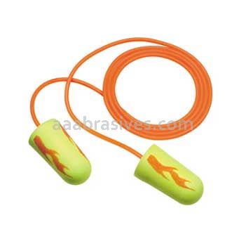 3M™ 7000127484 E-A-Rsoft™ 311-1257 Corded Poly Bag Regular Size Yellow Neon Blasts™ Earplugs