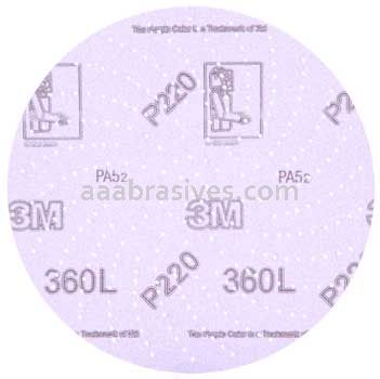 3M™ 7010029941 5” P220 Grit 360L Hookit™ Clean Sanding Disc