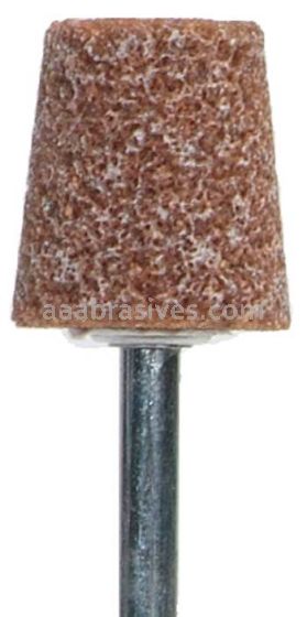 Norton B91 1/2 x 5/8 Gemini 38A M/J2 1/8 x 1-1/2 Vitrified Mounted Points - B Shapes