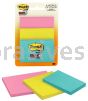 Post-it™ Super Sticky Notes 3432-SSMIA Assorted Sizes Miami Collection 3M 7100089133