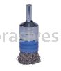 Weiler 10160 - 1" .008 Aluminum , Crimped Wire End Brush - 012382101602