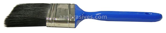 Weiler 40102 - 2-1/2" Industrial Varnish Brush, Black China Bristle, 2-1/4" B.L., Blue Plastic Sash - 012382401023