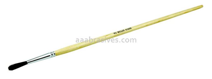 Weiler 41005 5/32" Marking Brush Black Bristle 15/16" Trim Length Long Handle