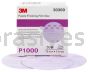 3M&trade; 7100122803 3” P1000 Grit 260L Hookit&trade; Purple Finishing Film Abrasive Disc
