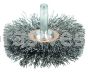 Weiler 17614 2-1/2" Narrow Face Stem-Mounted Crimped Wire Wheel .014" Steel Fill 1/4" Stem
