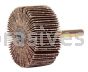 Weiler 52017 2" x 1" Tiger Coated Abrasive Flap Wheel 1/4" Stem 120 AO