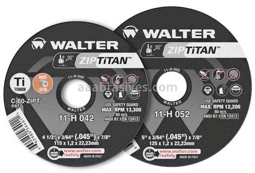 Walter 11H072 7x3/64x7/8 C-36 Zip Titan™ Cutting Wheel