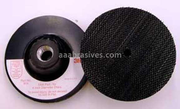 3M™ 7000120888 4 x 1/8 x 3/8 x 5/8-11 Internal Disc Pad Holder 914