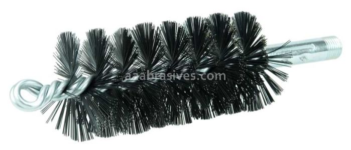 Weiler 44131 2" Single Spiral Flue Brush .012 Steel Fill