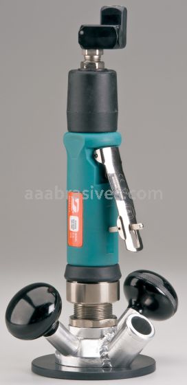 Dynabrade 51333 - .7 hp Router - 4" Base Central Vacuum 20,000 RPM Gearless Rear Exhaust Extended Muffler