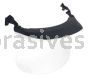 3M&trade; 7000103816 V4D-10P Clear Acetate MultiVisor&trade; Faceshield System with Anti-FogCoating