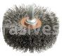 Weiler 17623 3" Wide Face Stem-Mounted Crimped Wire Wheel .014" Steel Fill 1/4" Stem
