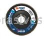 Weiler 50805 4-1/2" Big Cat Abrasive Flap Disc Flat Type 27 Phenolic Backing 80 Z 7/8" Arbor Hole