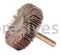 Weiler 52366 2" x 1/2" Tiger Coated Abrasive Flap Wheel 1/4" Stem 60 AO