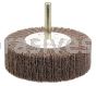Weiler 54508 3" x 1" Non-Woven Stem-Mounted Interleaf Flap Wheel 320 AO 1/4" Stem