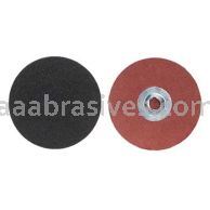 3" 120 Grit Merit Silicon Carbide T2 PowerLock Quick Change Discs