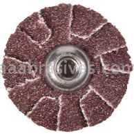 Merit Abrasives 08834184346 1" Overlap Slotted Discs 60 Grit Merit Aluminum Oxide  8-32 Eyelet