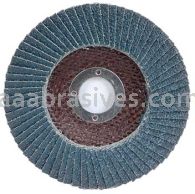 4-1/2 x 7/8 36 Grit Merit Type 27 Zirc Powerflex Flap Discs