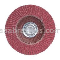 4 x 5/8 100 Grit Merit Ultra Ceramic Plus Type 29 R981 Powerflex Flap Discs