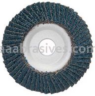 4 x 5/8 60 Merit Type 29 Fiberglass Plate Zirc Powerflex Flap Discs