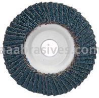 4 x 5/8 80 Merit Type 29 Fiberglass Plate Zirc Powerflex Flap Discs