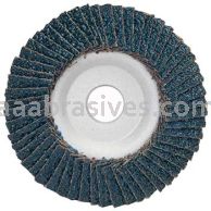 4-1/2 x 7/8 40 Grit Merit Type 29 Zirc Merit Powerflex Flap Discs