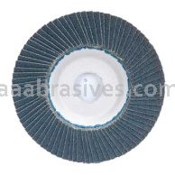 5 x 7/8 60 Merit Type 27 Aluminum Plate Zirc Powerflex Flap Discs