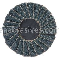 2" 36 Grit Merit Type 27 Mini Type 2 Zirc Flap Discs