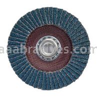 7 x 5/8-11 36 Grit Merit Type 27 High Density  Fiberglass Plate Zirc Flap Discs