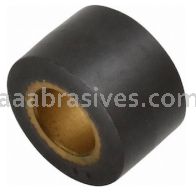 Dynabrade 11635 Contact Wheel 4" Dia. x 1" W x 5/8" I.D. Scoop Face 80 Duro Urethane