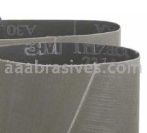 2x83 237AA Pyramid Structured Abrasive Belts Grit A30 / P600