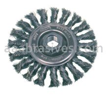 Osborn 26350 5 x .020 Stainless Steel x 5/8-11 Knot Wire Wheel