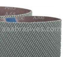 3x132 337DC Channel Structured Abrasive Belts Grit A30 / P600