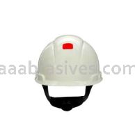 3M&trade; 7100239982 SecureFit&trade; Hard Hat H-701SFR-UV White 4-Pt Pressure Diffusion Ratchet Suspension W/ Uvicator