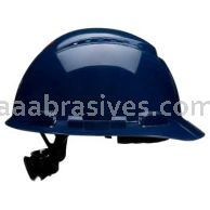3M&trade; 7100239996 SecureFit&trade; Hard Hat H-710SFV-UV Navy Blue 4-Pt Pressure Diffusion Ratchet Suspension W/ UVicator