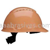 3M&trade; 7100239997 SecureFit&trade; Hard Hat H-711SFV-UV Tan Vented 4-Pt Pressure Diffusion Ratchet Suspension W/ Uvicator
