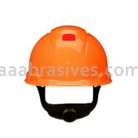 3M&trade; 7100239998 SecureFit&trade; Hard Hat H-706SFR-UV Orange 4-Pt Pressure Diffusion Ratchet Suspension W/ UVicator