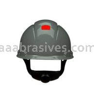 3M&trade; 7100240000 SecureFit&trade; Hard Hat H-708SFR-UV Grey 4-Pt Pressure Diffusion Ratchet Suspension W/ Uvicator