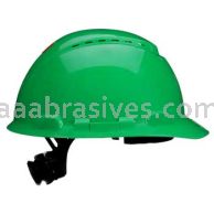 3M&trade; 7100240003 SecureFit&trade; Hard Hat H-704SFV-UV Green Vented 4-Pt Pressure Diffusion Ratchet Suspension W/ UVicator