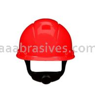 3M&trade; 7100240004 SecureFit&trade; Hard Hat H-705FR-UV Red 4-Pt Pressure Diffusion Ratchet Suspension W/ Uvicator