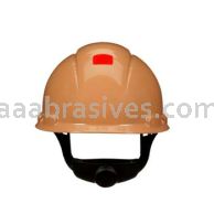 3M&trade; 7100240006 SecureFit&trade; Hard Hat H-711SFR-UV Tan 4-Pt Pressure Diffusion Ratchet Suspension W/ Uvicator