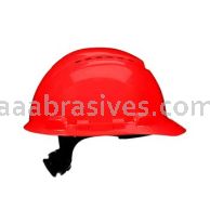 3M&trade; 7100240007 SecureFit&trade; Hard Hat H-705SFV-UV Red Vented 4-Pt Pressure Diffusion Ratchet Suspension W/ Uvicator