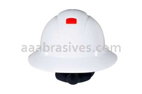 3M&trade; 7100240027 SecureFit&trade; Full Brim Hard Hat H-801SFR-UV White 4-Pt Pressure Diffusion Ratchet Suspension W/ UVicator