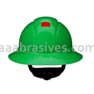 3M&trade; 7100240032 SecureFit&trade; Full Brim Hard Hat H-804SFR-UV Green 4-Pt Pressure Diffusion Ratchet Suspension W/ Uvicator