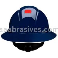 3M&trade; 7100240037 SecureFit&trade; Full Brim Hard Hat H-810SFR-UV Navy Blue 4-Pt Pressure Diffusion Ratchet Suspension W/ UVicator