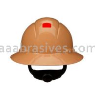 3M&trade; 7100240038 SecureFit&trade; Full Brim Hard Hat H-811SFR-UV Tan 4-Pt pressure Diffusion Ratchet Suspension W/ Uvicator