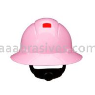 3M&trade; 7100240041 SecureFit&trade; Full Brim Hard Hat H-813SFR-UV Pink 4-Pt Pressure Diffusion Ratchet Suspension W/ Uvicator