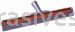 18" Floor Squeegee, Grey Serrated
