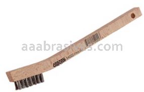 Osborn Angled Handle SS Scratch Brush 3 X 7 ROWS #54022